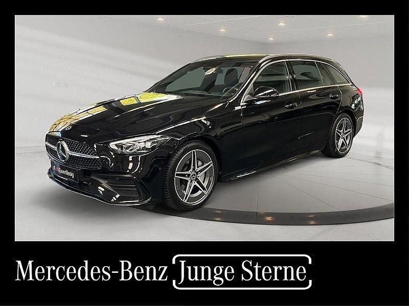 Obsidianschwarz Gebraucht 2024 Mercedes C300 AMG Kombi | 42.805 € (Guter Preis) - Bild 1/4