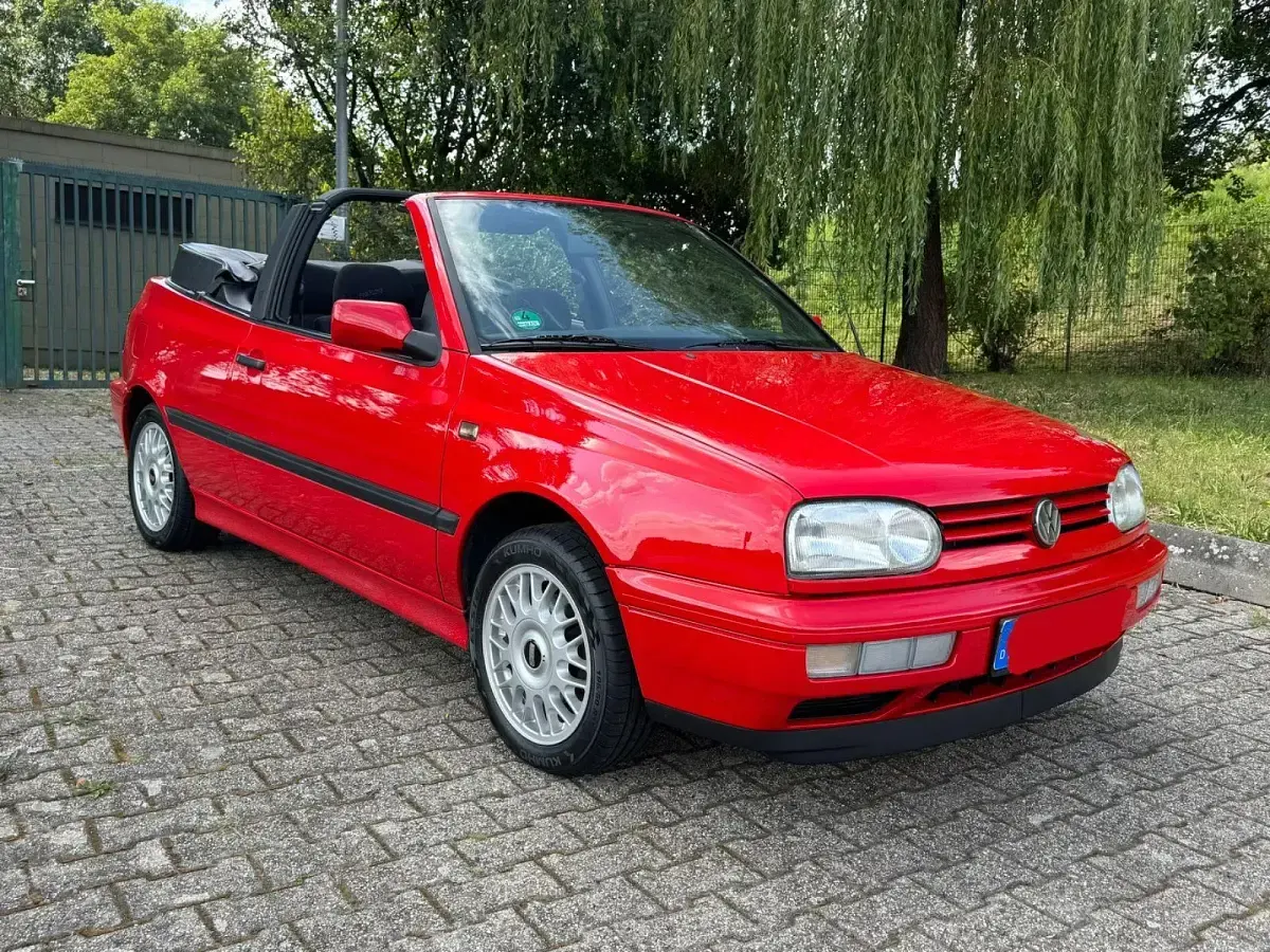 Gebraucht VW Golf Cabriolet 90 PS (66 kW) 1995 Rot Cabrio