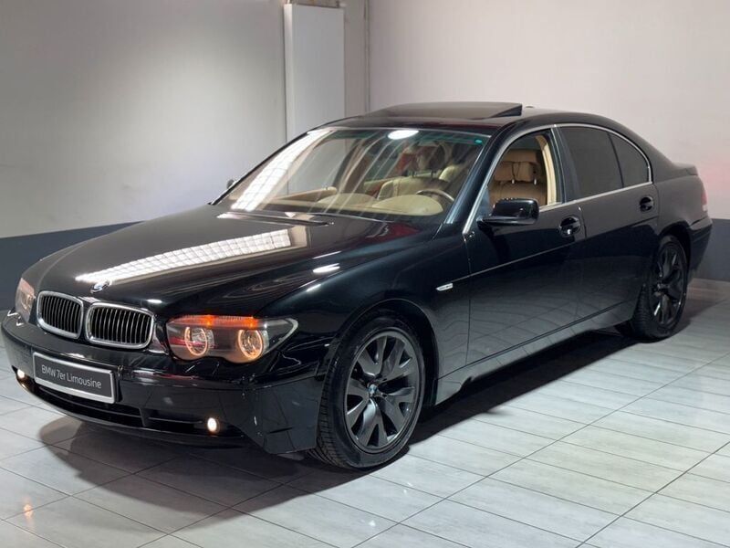 Schwarz Gebraucht 2003 BMW 730 Sport Line Limousine | 9.870 € (Etwas zu teuer) - Bild 1/4