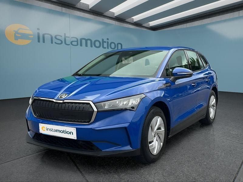 Blau Gebraucht 2022 Skoda Enyaq iV SUV | 16.949 € (Superpreis) - Bild 1/4