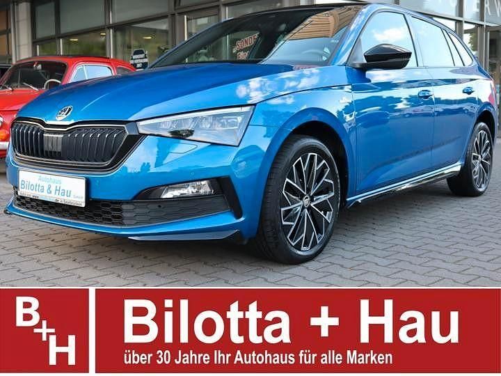 Blau Gebraucht 2023 Skoda Scala Monte Carlo Kleinwagen | 19.950 € - Bild 1/4