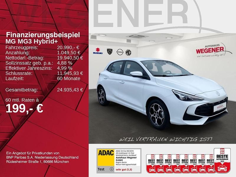 Gebraucht MG MG3 Comfort 194 PS (142 kW) 2024 Weiß Kleinwagen