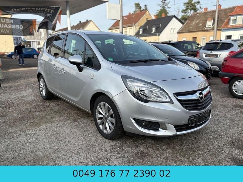 Silber Gebraucht 2016 Opel Meriva drive Van / Kleinbus | 6.700 € (Superpreis) - Bild 1/4