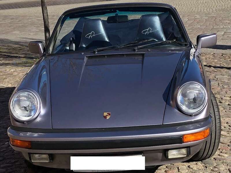 Blau Gebraucht 1988 Porsche 911 Carrera Cabriolet Cabrio | 74.500 € - Bild 1/4