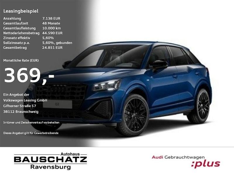 Blau Gebraucht 2025 Audi Q2 S-Line SUV | 42.890 € (Teuer) - Bild 1/4