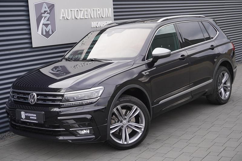 Deep black perleffekt Gebraucht 2019 VW Tiguan Allspace R-line SUV | 29.990 € (Fairer Preis) - Bild 1/4