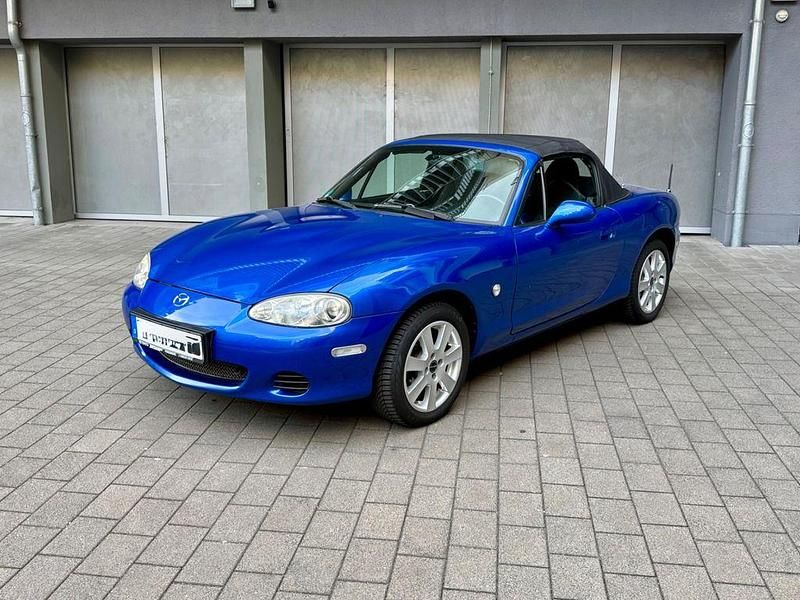 Gebraucht Mazda MX5 110 PS (80 kW) 2002 Blau Cabrio