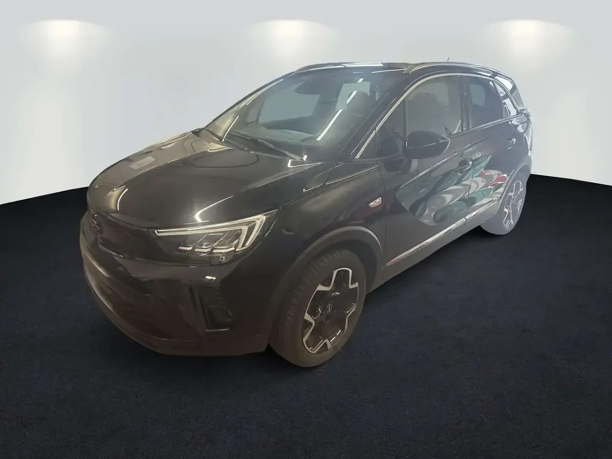 Gebraucht Opel Crossland X Ultimate 131 PS (96 kW) 2022 Diamant schwarz/karbon schwarz (metallic) SUV