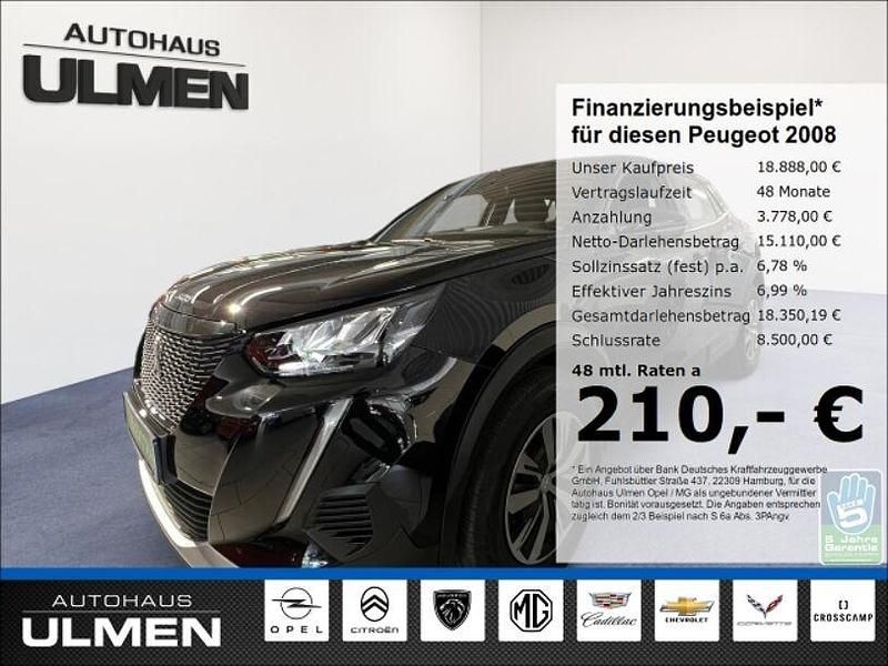 Gebraucht Peugeot e-2008 100 kW (136 PS) 2023 Schwarz SUV