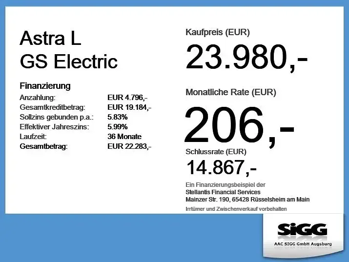 Gebraucht Opel Astra 114 kW (156 PS) 2023 Lackierung vertigoblau/typ au Kleinwagen