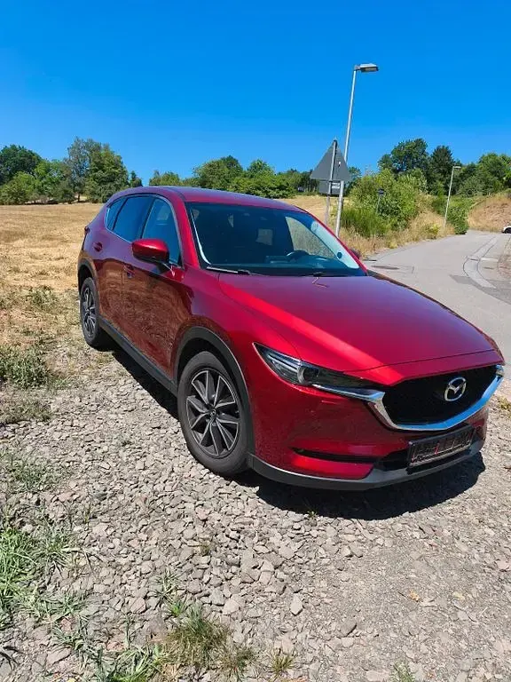 Gebraucht Mazda CX-5 Exclusive-Line 160 PS (117 kW) 2017 Rot SUV