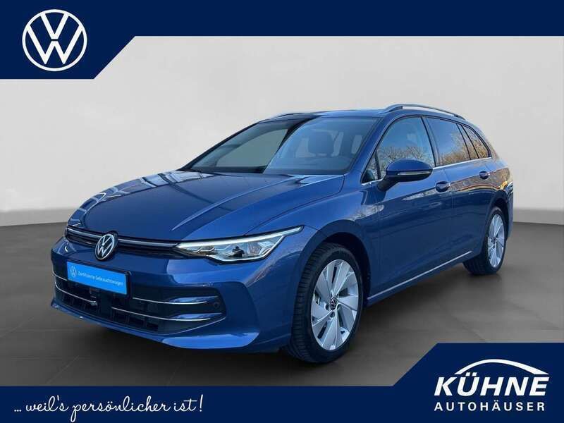 Anemonenblau metallic Neu 2025 VW Golf VIII Style Kombi | 40.770 € (Teuer) - Bild 1/4