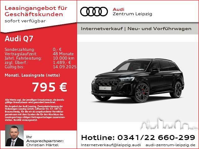 Schwarz Neu 2025 Audi Q7 S-Line SUV | 95.490 € (Guter Preis) - Bild 1/3