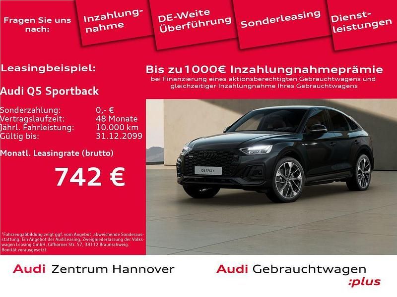 Schwarz Gebraucht 2022 Audi Q5 Sportback S-Line SUV | 47.850 € (Etwas zu teuer) - Bild 1/4