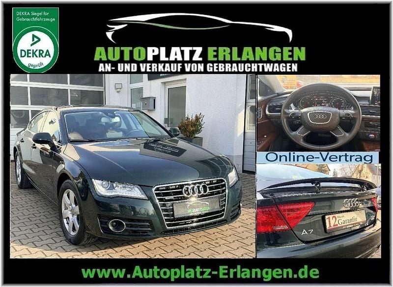 Tiefgrün perleffekt Gebraucht 2013 Audi A7 Coupé | 18.880 € (Fairer Preis) - Bild 1/4