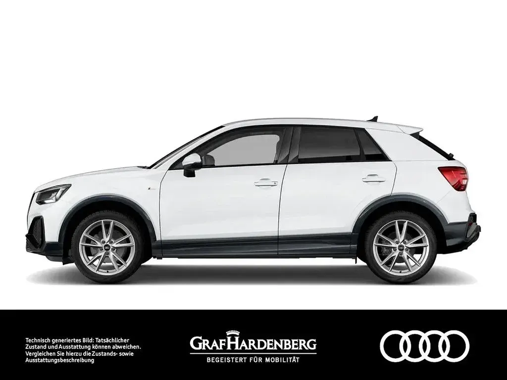 Gebraucht Audi Q2 S-Line 150 PS (110 kW) 2025 Gletscherweiß metallic SUV