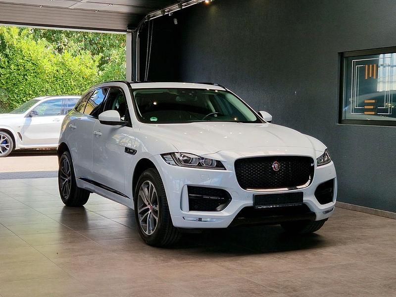 Weiß Gebraucht 2018 Jaguar F-Pace R-Sport SUV | 22.999 € (Guter Preis) - Bild 1/2