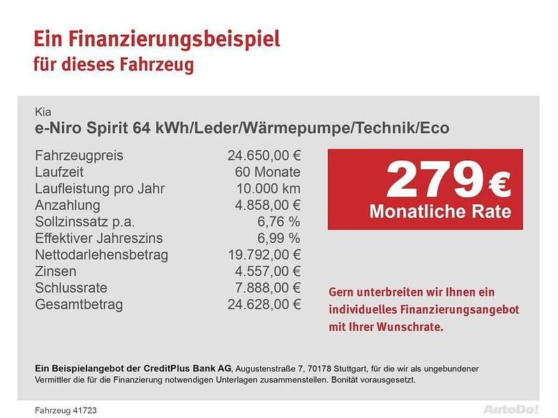 Grau Gebraucht 2022 Kia e-Niro Spirit SUV | 24.650 € (Guter Preis) - Bild 1/1