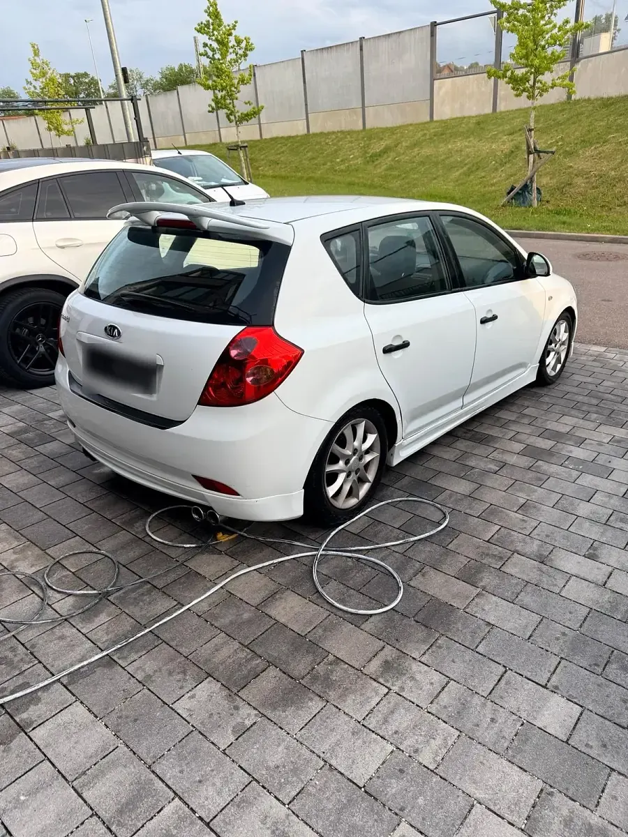 Gebraucht Kia Ceed 2007 Weiß Kleinwagen