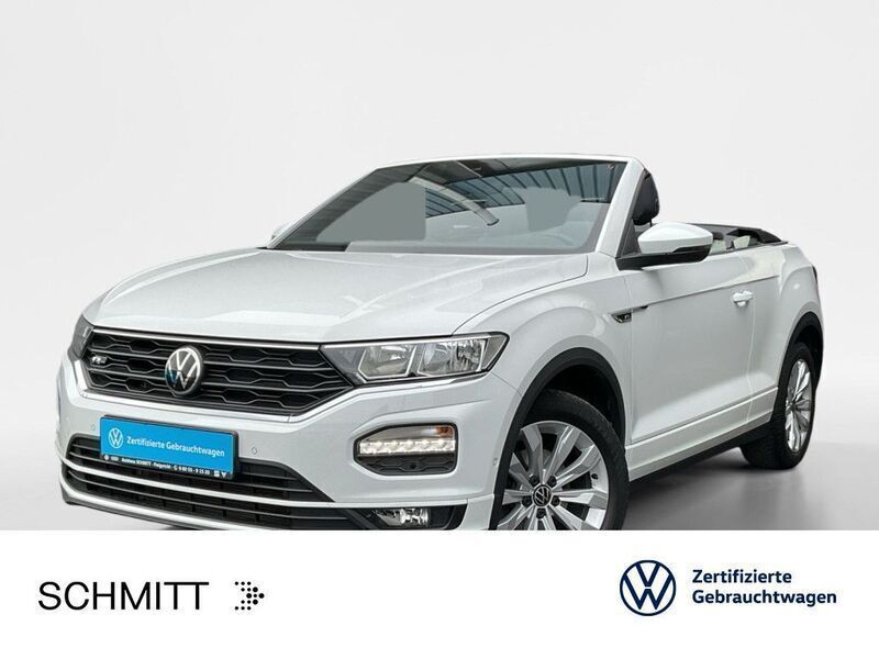 Gebraucht VW T-Roc Cabriolet R-line 150 PS (110 kW) 2020 Weiß Cabrio