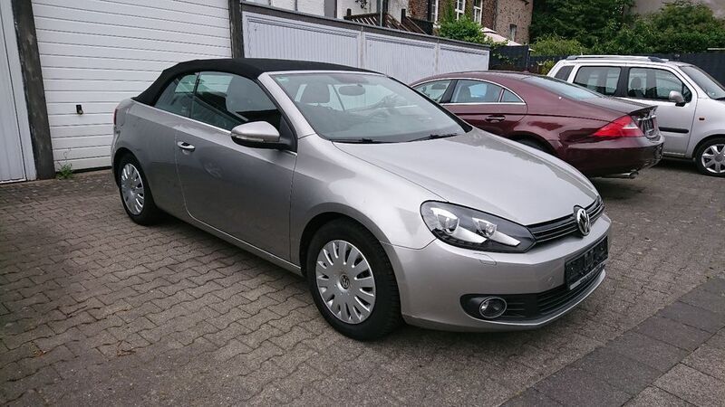 Silber Gebraucht 2012 VW Golf Cabriolet Cabrio | 5.990 € (Superpreis) - Bild 1/4