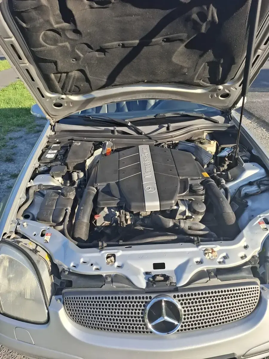 Gebraucht Mercedes SLK320 218 PS (160 kW) 2000 Grau Cabrio