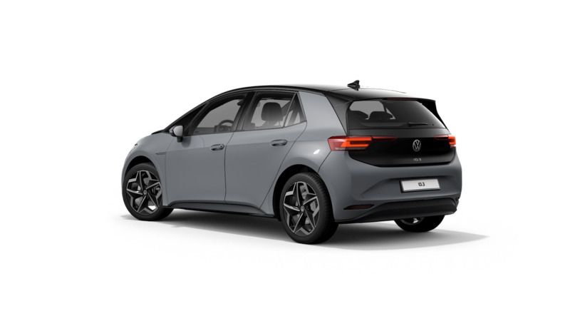 Gebraucht VW ID.3 Pure 110 kW (150 PS) 2021 Mondsteingrau schwarz Kleinwagen