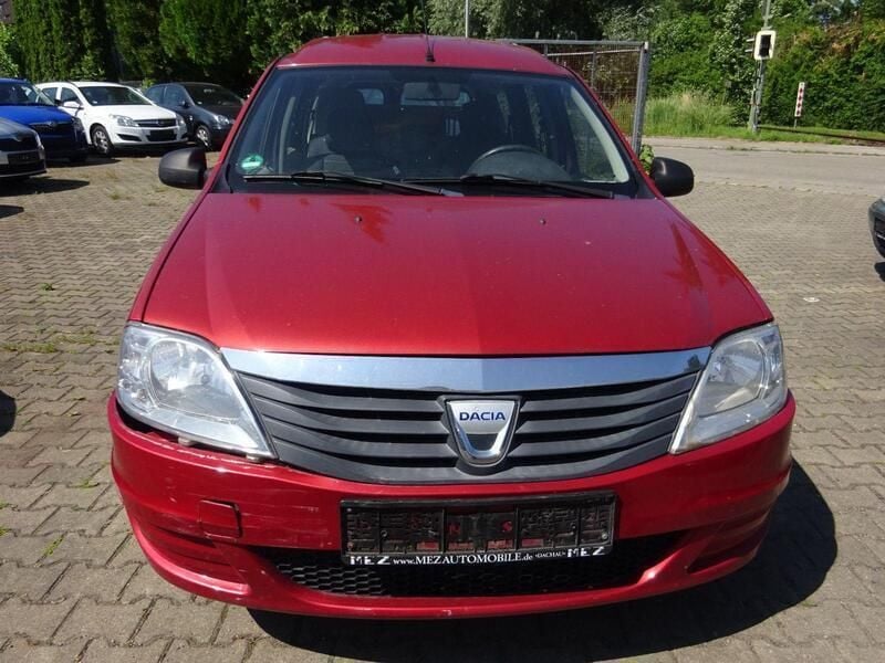 Gebraucht Dacia Logan MCV 68 PS (50 kW) 2010 Rot Kombi