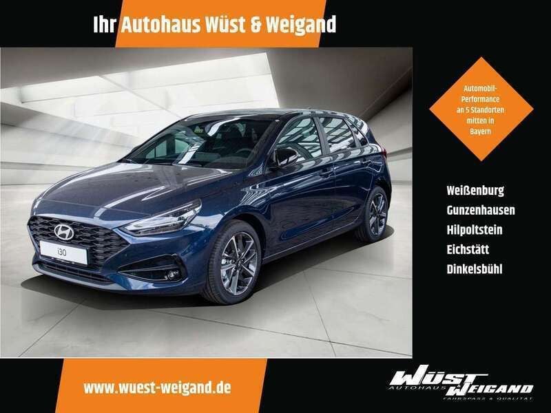 Sailing blue / mic Gebraucht 2024 Hyundai i30 Advantage Limousine | 20.444 € (Guter Preis) - Bild 1/4