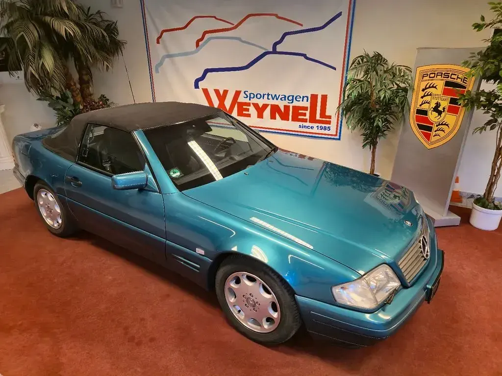 Gebraucht Mercedes SL320 231 PS (169 kW) 1997 Grün Cabrio