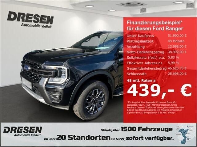 Gebraucht Ford Ranger Wildtrack 206 PS (151 kW) 2024 Schwarz Abholung