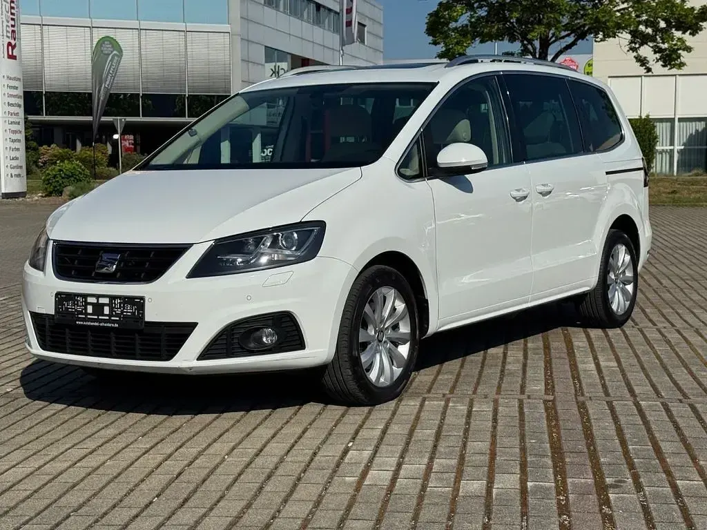 Gebraucht Seat Alhambra Style 184 PS (135 kW) 2017 Weiß Van / Kleinbus