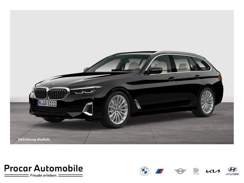 Schwarz Gebraucht 2021 BMW 530 Luxury Line Kombi | 28.999 € (Guter Preis) - Bild 1/4