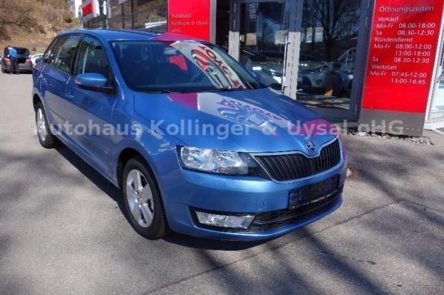 Gebraucht Skoda Rapid Ambition 90 PS (66 kW) 2016 Blau metallic Kombi