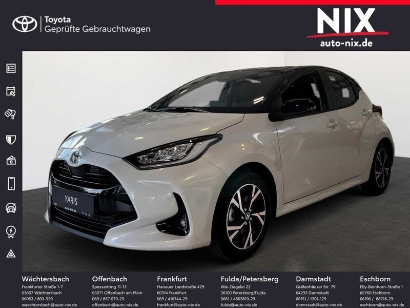 Weiß Gebraucht 2024 Toyota Yaris Hybrid Limousine | 25.990 € (Etwas zu teuer) - Bild 1/4