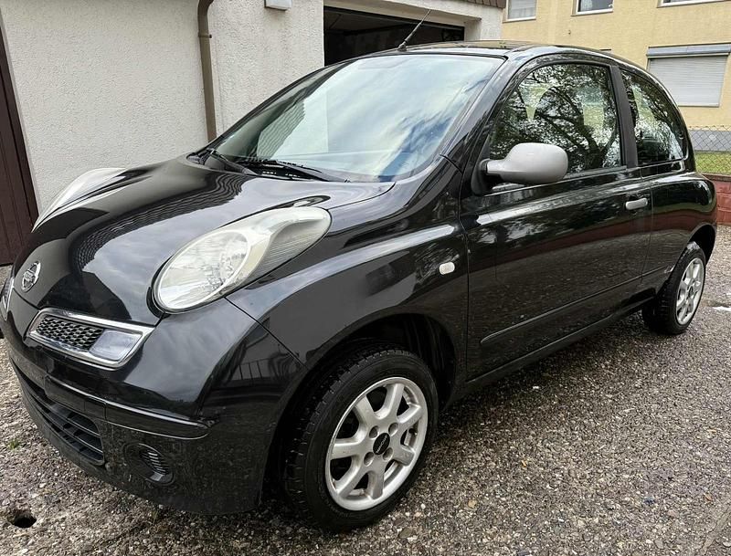 Schwarz Gebraucht 2009 Nissan Micra Kleinwagen | 1.100 € (Superpreis) - Bild 1/4