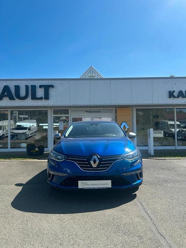Iron blau metallic Gebraucht 2019 Renault Mégane GT Line GT-Line Limousine | 14.900 € (Fairer Preis) - Bild 1/4