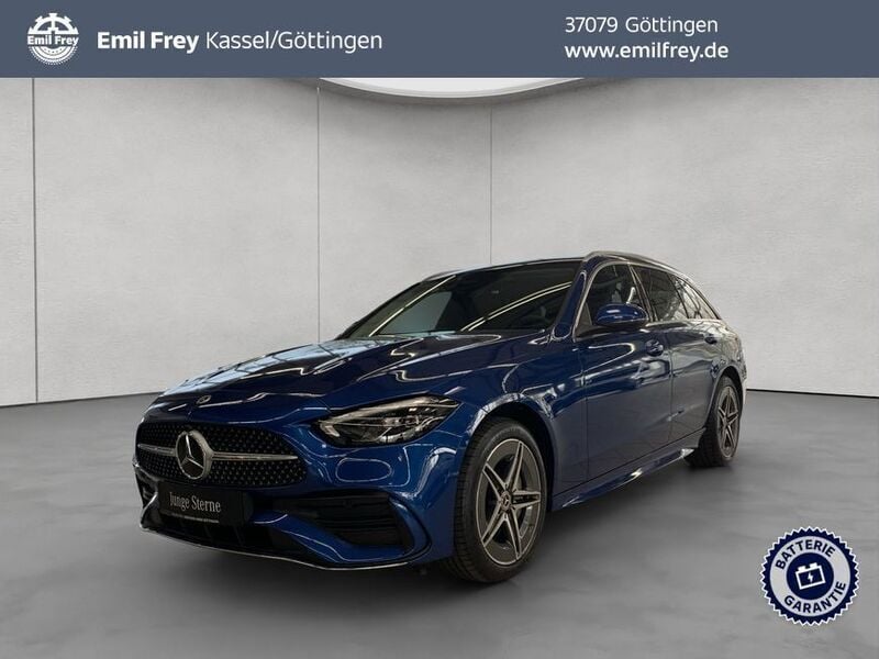 Spektralblau metallic Gebraucht 2024 Mercedes C300e Advanced Kombi | 43.400 € (Guter Preis) - Bild 1/4