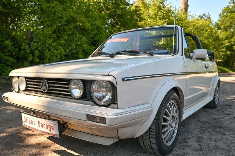 Weiß Gebraucht 1988 VW Golf Cabriolet Cabrio | 6.900 € - Bild 1/4