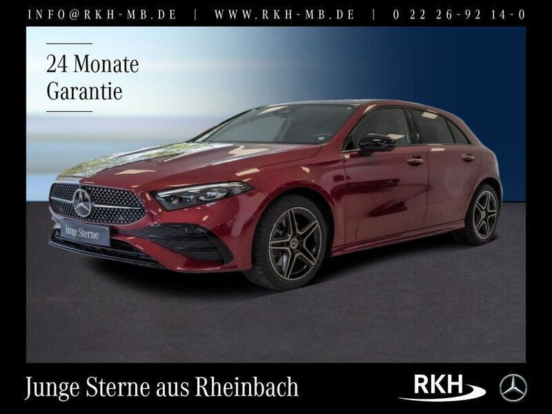 Rot Gebraucht 2024 Mercedes A250 AMG line Kleinwagen | 39.880 € - Bild 1/4