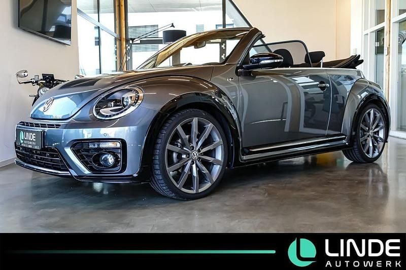 Platinum grey metallic Gebraucht 2017 VW Beetle R-line Cabrio | 18.900 € (Fairer Preis) - Bild 1/4
