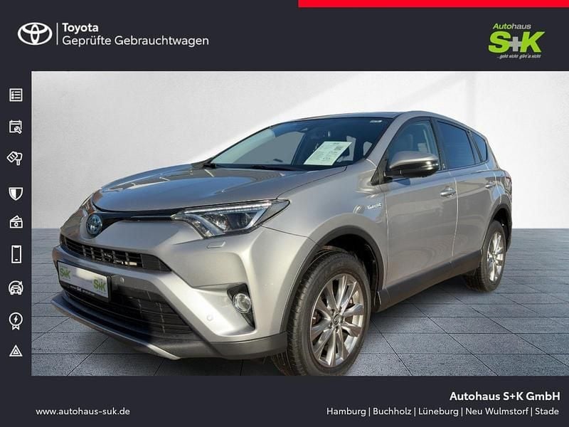 Lichtsilber metallic (silber) Gebraucht 2018 Toyota RAV4 Hybrid Basis SUV | 22.980 € (Fairer Preis) - Bild 1/4