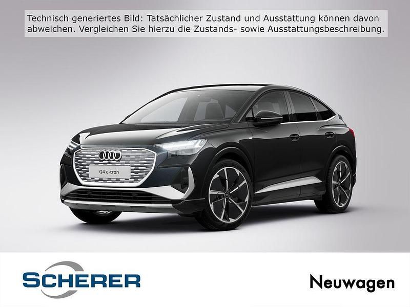 Schwarz Neu 2025 Audi Q4 Sportback e-tron Sport SUV | 68.790 € (Etwas zu teuer) - Bild 1/4