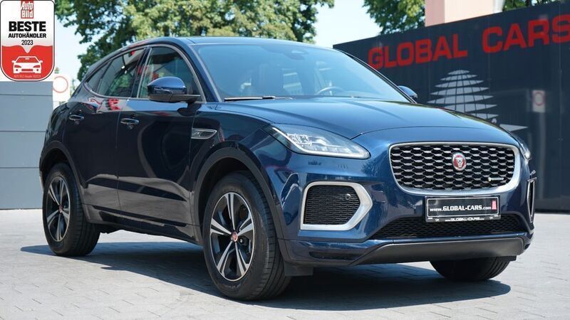 Portofino blue Gebraucht 2021 Jaguar E-Pace R-Dynamic SUV | 26.885 € (Guter Preis) - Bild 1/4