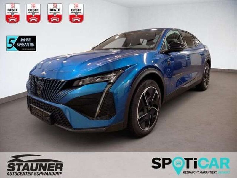 Obsession blau metallic (metallic) Gebraucht 2024 Peugeot 408 GT GT Limousine | 27.480 € (Superpreis) - Bild 1/4
