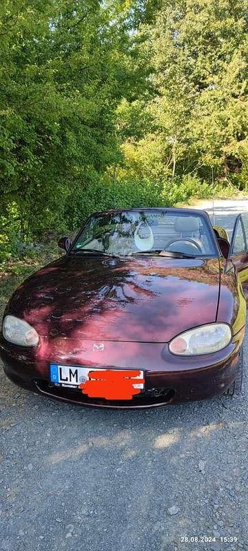 Gebraucht Mazda MX5 110 PS (80 kW) 2000 Rot Cabrio