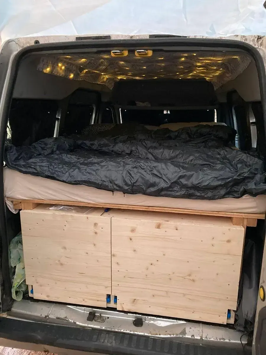 Gebraucht Ford Tourneo 95 PS (69 kW) 2006 Silber Van / Kleinbus