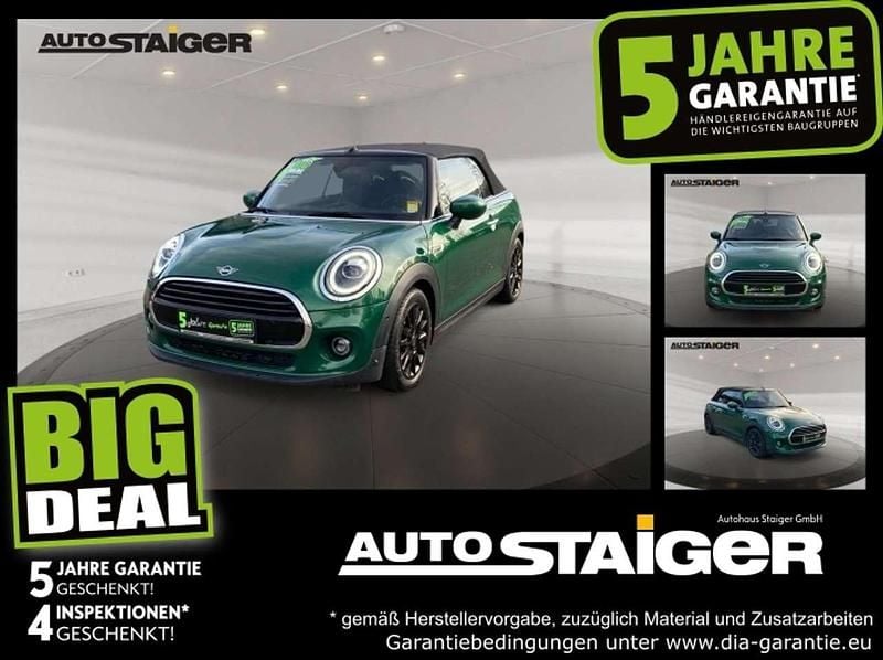 British racing green iv metall Gebraucht 2020 Mini Cooper Cabriolet Cabrio | 20.990 € (Guter Preis) - Bild 1/4