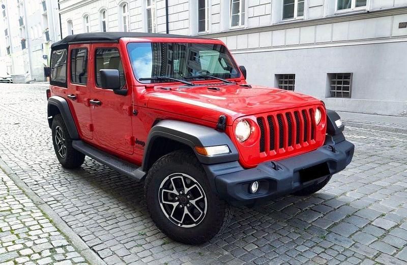 Rot Gebraucht 2022 Jeep Wrangler Sport SUV | 36.900 € (Superpreis) - Bild 1/4