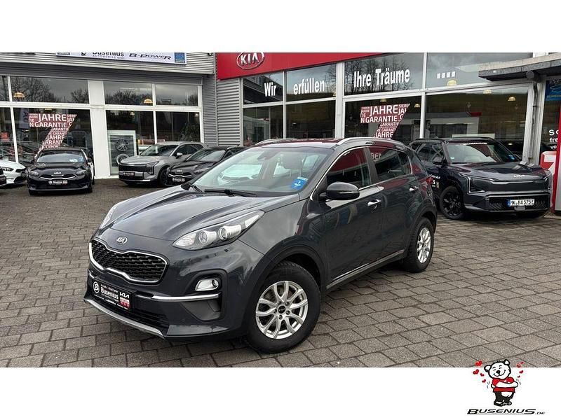Gebraucht Kia Sportage Vision 177 PS (130 kW) 2021 H8g) pentametal met. (grau SUV